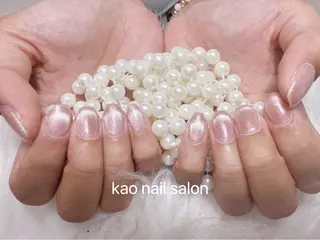 ネイル kao nail マグネット/長さだしのネイルデザイン