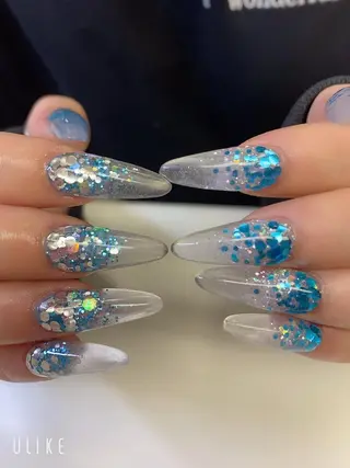 ロング JNA認定講師🌸 RIEのネイルデザイン