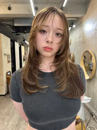 ロング カラー カットモデル募集中 ／HARUKA🎀のヘアスタイル