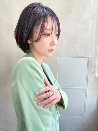 ショート カラー ヘアアレンジ 🫧艶髪矯正 髪質改善🫧 大介のヘアスタイル