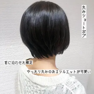 ショート カラー 似合わせ/レイヤー /ボブ/新谷のヘアスタイル