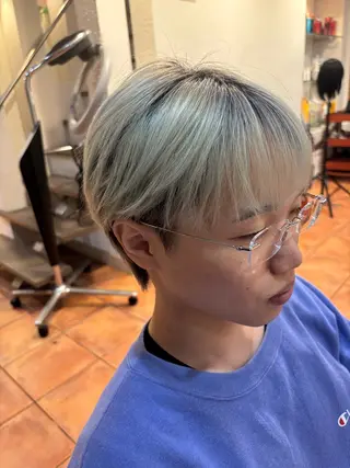 ショート メンズ 板井 渚月のヘアスタイル