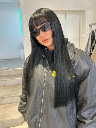 ロング 韓国ヘアメンズ・レデ ィース特化ミクのヘアスタイル