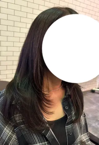 セミロング カットモデル RURUのヘアスタイル