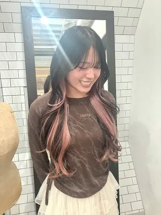 ロング カラー Maison HALU宮本 楓のヘアスタイル