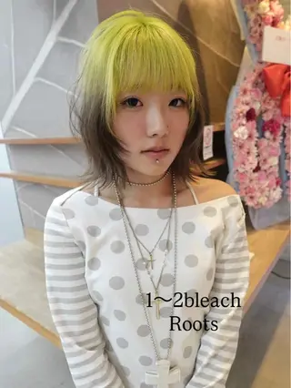 ミディアム カラー 池本 勇大のヘアスタイル
