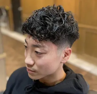 パーマ メンズ 本町No1カット集団 AFROのヘアスタイル