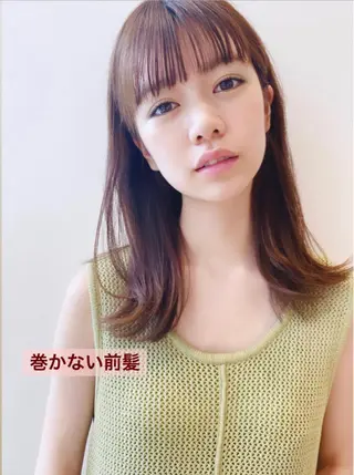 セミロング カラー アイブロウ 🍋黒瀬梨央の眉毛・アイブロウイメージ