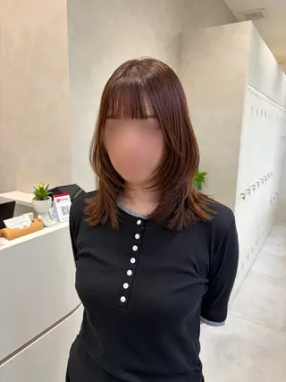 ミディアム カラー 韓国ヘア•艶カラー 🌷薫のヘアスタイル