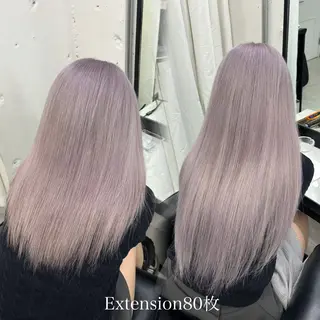 ロング エクステ/ハイトーン /モデル募集中🖤のヘアスタイル