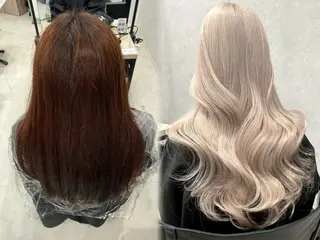 ロング カラー shun/ハイトーン /透明感カラー️🫧のヘアスタイル