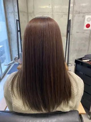 セミロング カラー 垣内 勇人のヘアスタイル