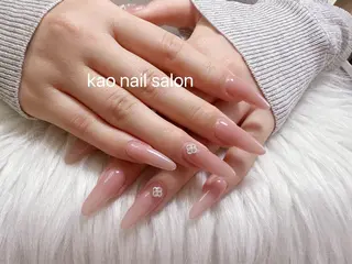 ネイル kao nail マグネット/長さだしのネイルデザイン