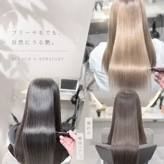 ロング 美髪矯正 レイヤーカット/加納のヘアスタイル