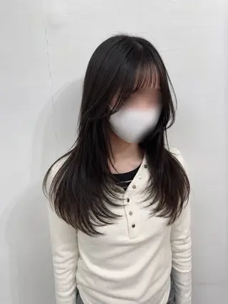 ロング カラー 🩵レイヤー✖︎ 髪質改善🩵リョウヤのヘアスタイル