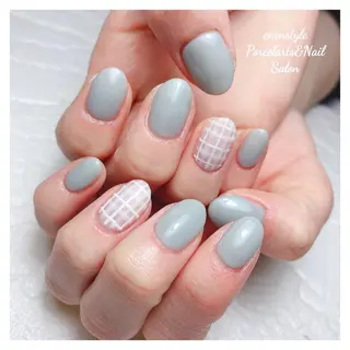ミディアム ネイル 🐾enen style 🐾のネイルデザイン