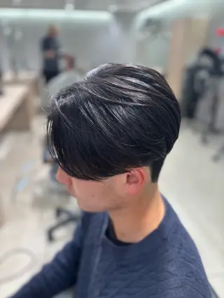 ミディアム カラー パーマ メンズ 💠メンズ縮毛矯正 /パーマ💠林慶太のヘアスタイル