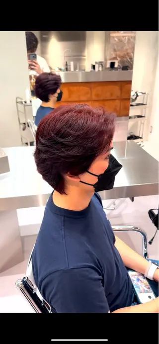 カラー パーマ メンズ ブリーチ/パーマ特化 片平和寿のヘアスタイル