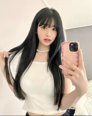 ロング カラー パーマ ヘアアレンジ メンズ 上品＆韓国風 🥀海心🥀のヘアスタイル