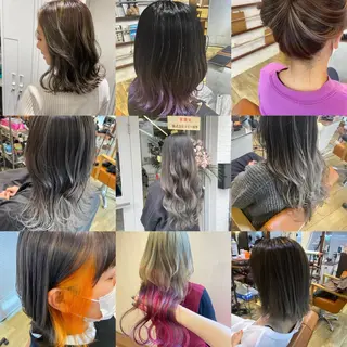 カラー 川本 あゆのヘアスタイル