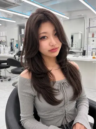 ロング カラー mariya ／透明感カラーのヘアスタイル