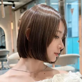 ミディアム ♥️ボブ髪質改善/暖 色/minami♥️のヘアスタイル