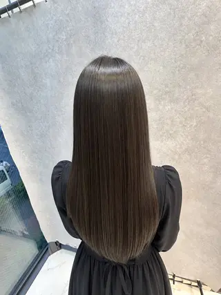 ロング 髪質改善縮毛矯正/ 透明感カラー 石崎のヘアスタイル