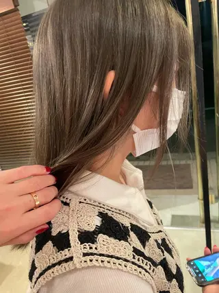 ミディアム minatsu 東京の技術を京都でのヘアスタイル