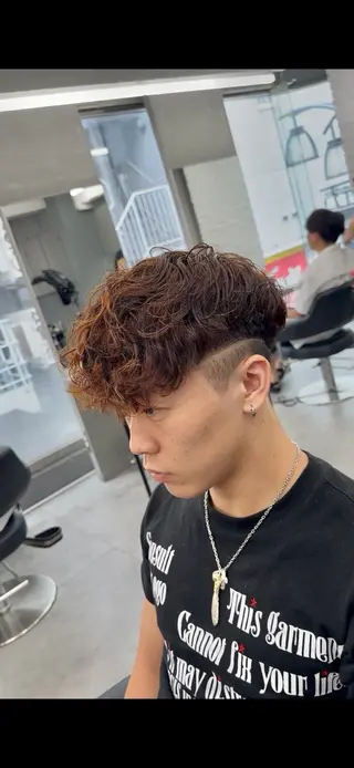 ショート パーマ メンズ 🌊メンズパーマ職人 🌊　とーやのヘアスタイル