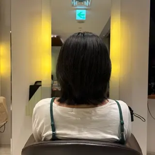 ミディアム 森田 玲央のヘアスタイル