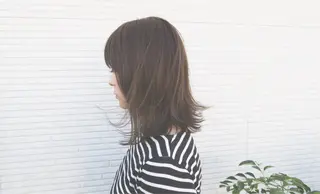 ミディアム カラー 中川 竜誠のヘアスタイル