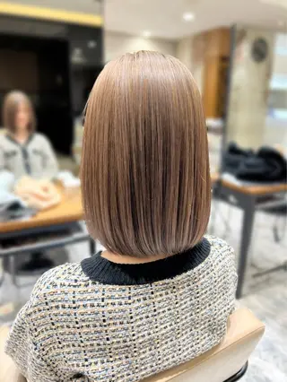 ショート カラー パーマ ヘアアレンジ メンズ キッズ 銀座✨レイヤーカット 顔まわり/坂本亜裟海のヘアスタイル