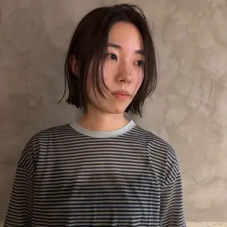 カラー 落合 優樹のヘアスタイル