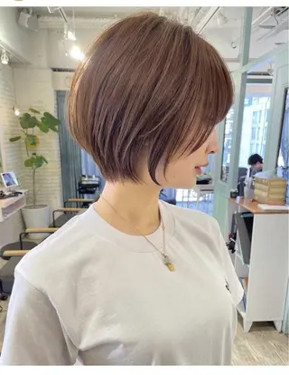ショート ✂ショートボブ専門 津川里緒✨️のヘアスタイル