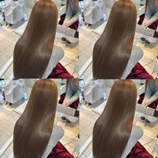 ロング カラー 【髪質改善特化】 艶髪/透明感カラーのヘアスタイル