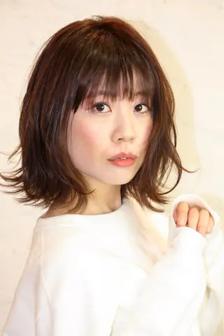 ミディアム 杉田 楓真のヘアスタイル