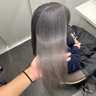 ロング カラー 💫艶ハイトーン×髪 質改善💫リュウトのヘアスタイル