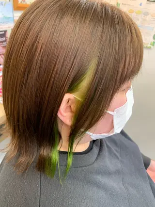ミディアム 美容室 ドルチェのヘアスタイル