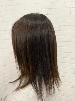 ミディアム 🐰ハイトーンカラー 畠山 渡🐰のヘアスタイル