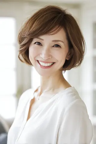 ショート 銀座東銀座【白髪染め 髪質改善】伊藤誠のヘアスタイル