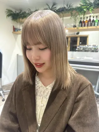 ショート カラー 💎透明感カラー特化 💎TAISEIのヘアスタイル