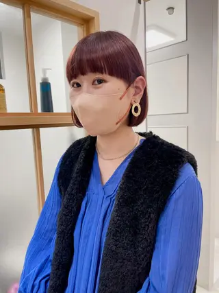 ショート カラー 緒方リエ 時短ショート・ボブのヘアスタイル