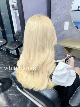 セミロング カラー エクステ🩵ブリーチ 韓国ヘア🩵KAEのヘアスタイル