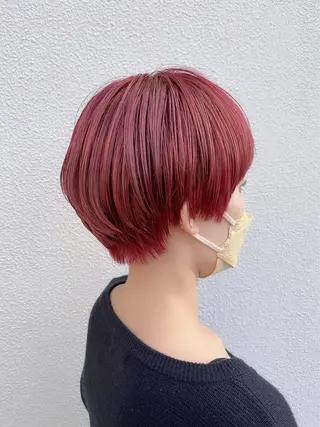ショート カラー 横野 朱音のヘアスタイル