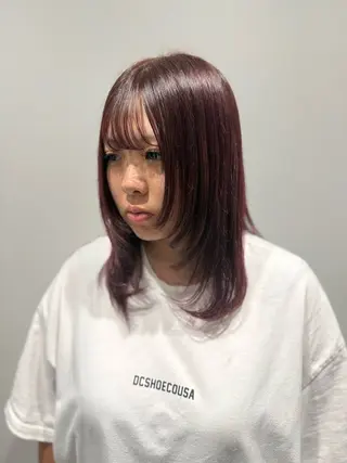 セミロング Garden 羅奈のヘアスタイル