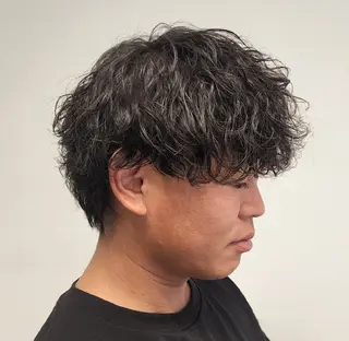 ショート パーマ メンズ 【イケメン風パーマ】 SHOFYのヘアスタイル