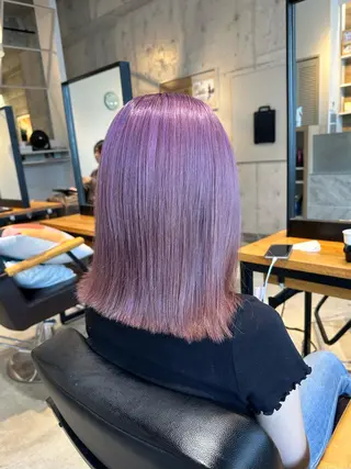 カラー ✂︎ 艶カラー /透明感カラーのヘアスタイル