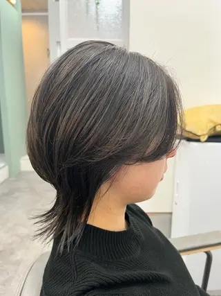 ミディアム 下野 悠也のヘアスタイル