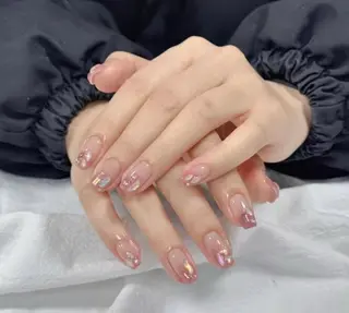 ネイル 🎀kira 長さだし💗モチ最高のネイルデザイン