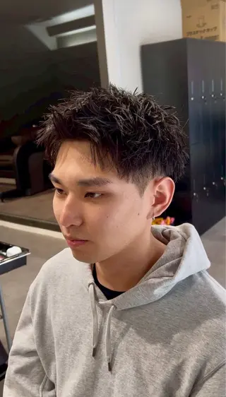 ショート メンズ ツイストスパイラル /👾 Harukiのヘアスタイル